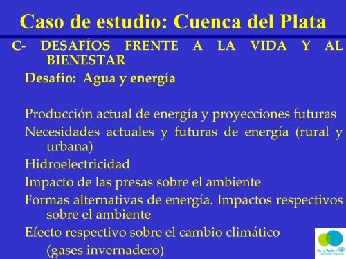 Caso de estudio Cuenca del Plata