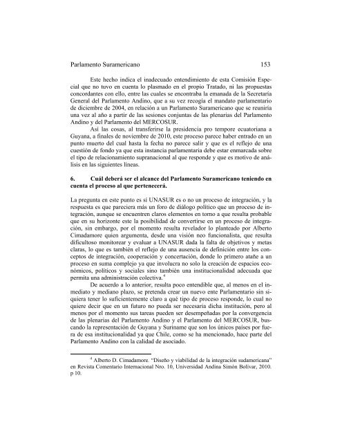 Integración Regional y Relaciones Unión Europea-América Latina