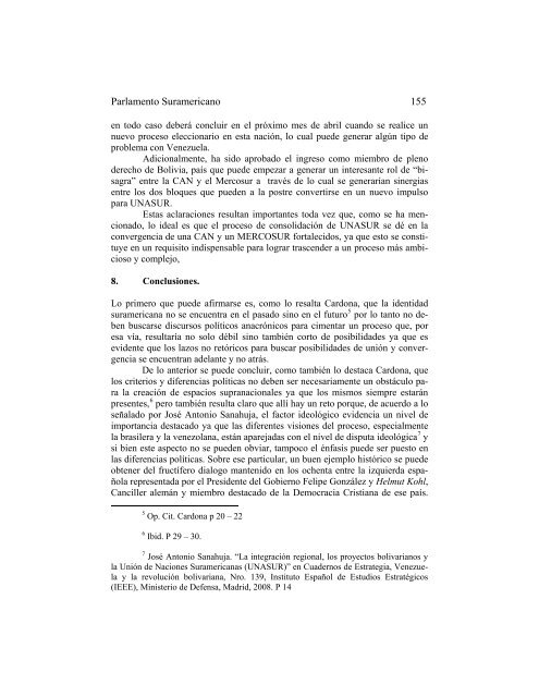 Integración Regional y Relaciones Unión Europea-América Latina