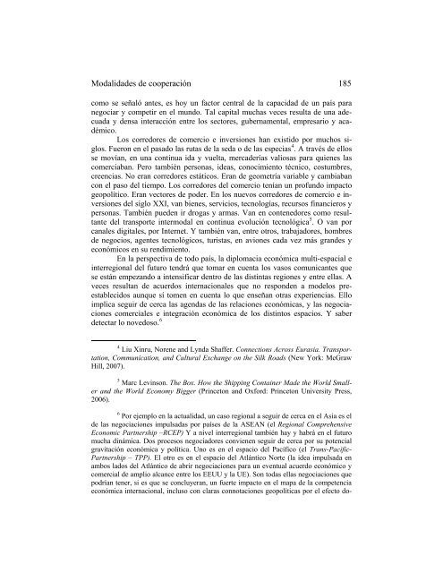 Integración Regional y Relaciones Unión Europea-América Latina