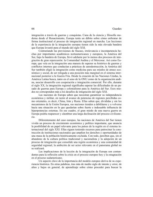 Integración Regional y Relaciones Unión Europea-América Latina