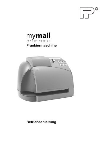 mymail FRANKIT / Betriebsanleitung - Francotyp Postalia