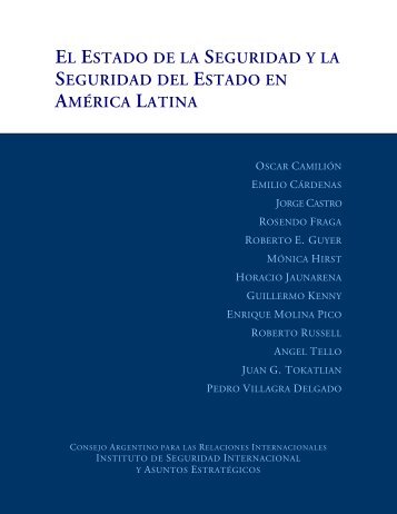 EL ESTADO SEGURIDAD SEGURIDAD ESTADO AMÉRICA LATINA