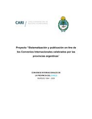 Proyecto - Consejo Argentino para las Relaciones Internacionales ...