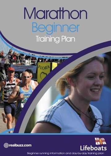 Marathon Beginner Training Plan - RNLI