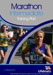 Marathon Intermediate Training Plan - RNLI