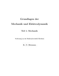 e1 - Institut für Theoretische Physik  I