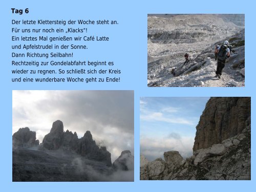 Klettersteigwoche in der Brenta - Alpinschule OASE-Alpin