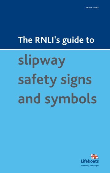 slipway safety signs and symbols