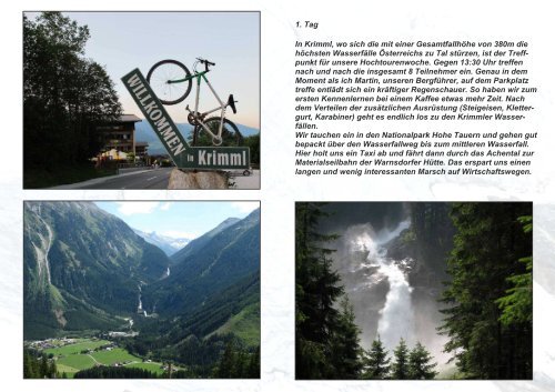Tauern Haute Route (04.07. - 09.07.2010) (9  MB - Alpinschule ...