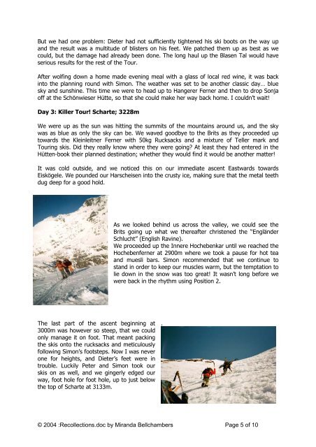 It's your first time ski-touring - Alpinschule OASE-Alpin