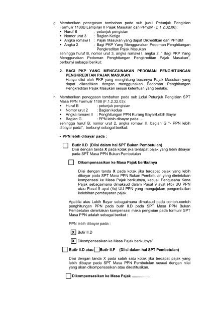 PER-15/PJ/2010 - Catatan Perpajakan Indonesia