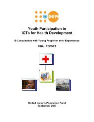 Youth Participation in ICTs for Health Development - (NERCHA), the ...
