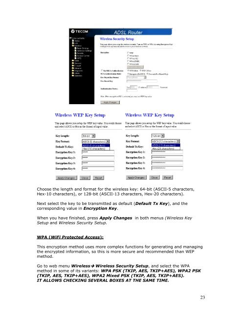 basic configuration guide for adsl router - aw4062 ... - Movistar