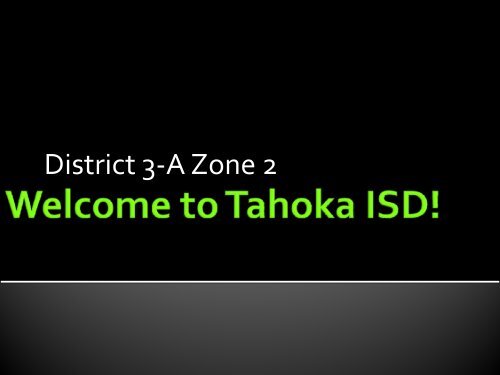 District 3‐A Zone 2