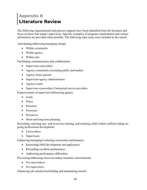 Building a Model and Framework for Child Welfare Supervision