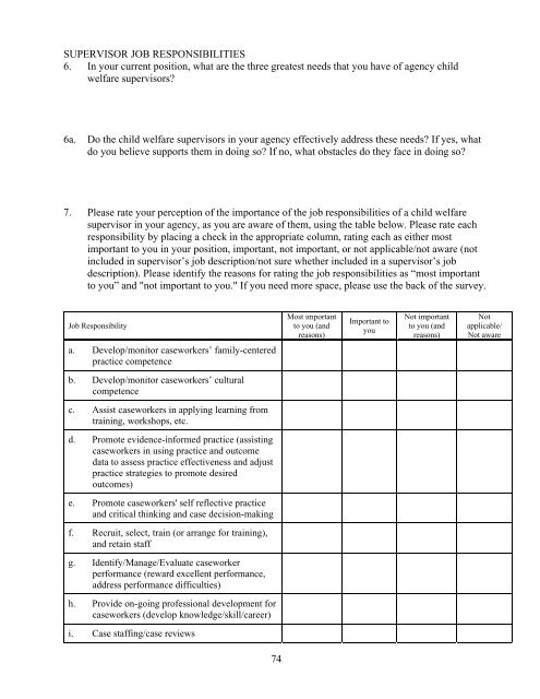 Building a Model and Framework for Child Welfare Supervision