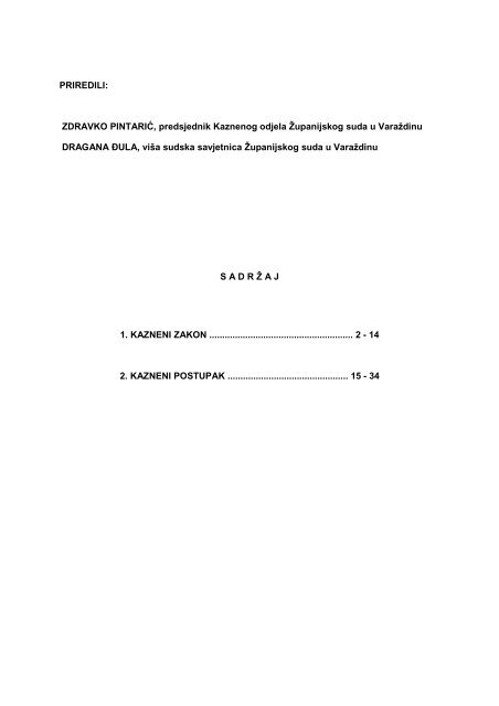 Zbirka 3 (.pdf) - Pravosudna tijela Republike Hrvatske