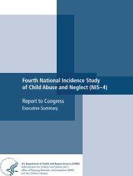 National Incidence Study of Child Abuse and ... - Children's Central