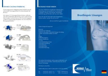 Brustbiopsie Lösungen - NORAS MRI products GmbH