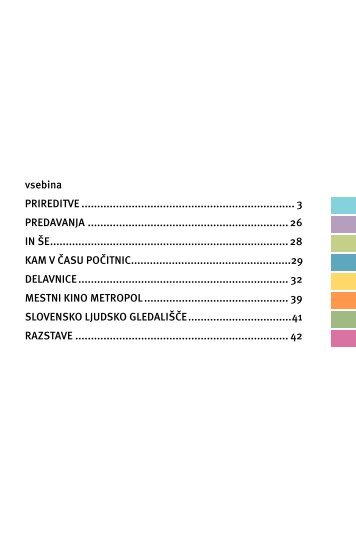 Prireditve - Zavod Celeia Celje