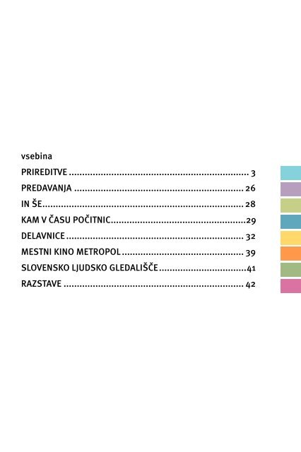 Prireditve - Zavod Celeia Celje