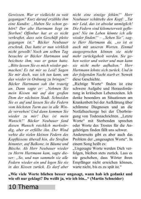 Download Ausgabe 7 - Evangelische Kirchengemeinden Dorlar und ...