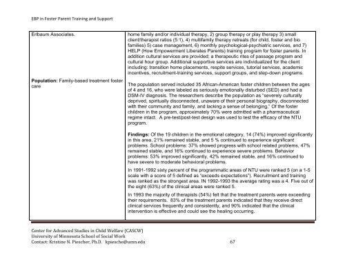 Evidence-Based Practice in Foster Parent Training and Support ...