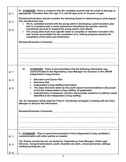 PERFORMANCE ASSESSMENT for