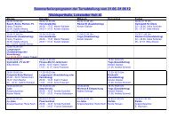 Sommerferienprogramm der Turnabteilung vom ... - Niendorfer TSV