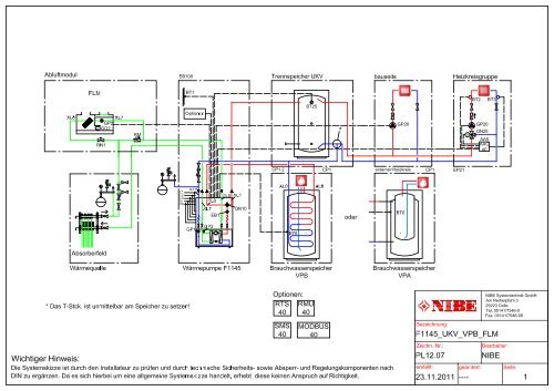 Trennspeicher UKV - Nibe