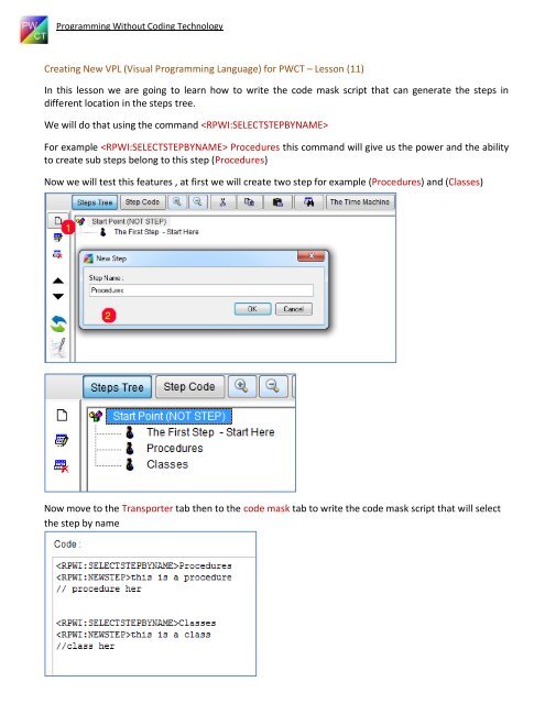 Visual Programming Languages Examples
