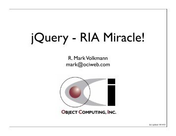 jQuery - RIA Miracle!