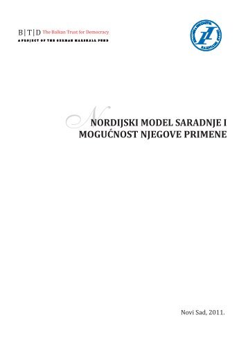 Nordijski model saradnje i moguÄnost njegove primene - Centar za ...