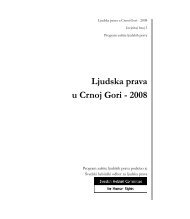 Ljudska prava u Crnoj Gori - 2008