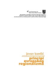 Principi evropskog regionalizma - Centar za regionalizam