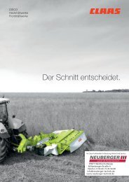 CLAAS DISCO Heck- und Front-Scheibenmähwerke