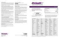 Onslaught Fast Cap Label - Connor's Pest Protection