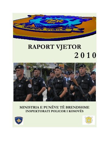 Raporti Vjetor 2010 - Inspektorati Policor i KosovÃ«s