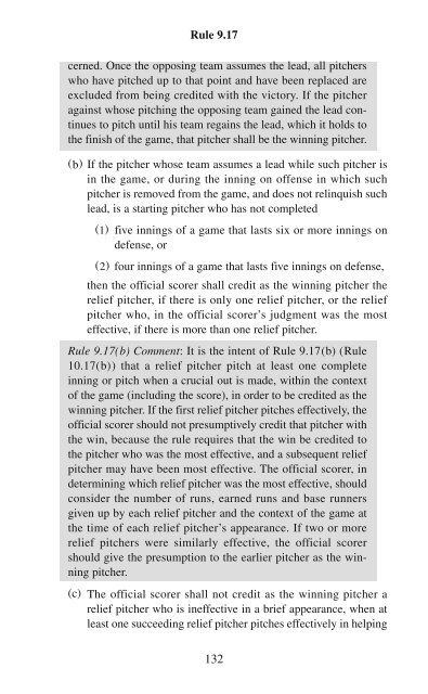 OFFICIAL BASEBALL RULES