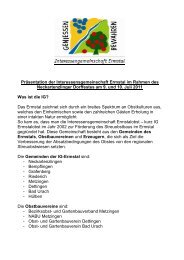Infos Dorffest N'tenzlingen und IG Ermstal - Gemeinde ...