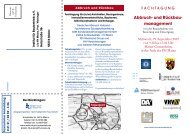 Abbruch- und Rückbau- management - Sanierungsfachbetrieb