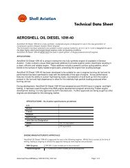 Technical Data Sheet AEROSHELL OIL DIESEL 10W-40 - Ovenon