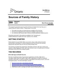 Sources of Family History 299