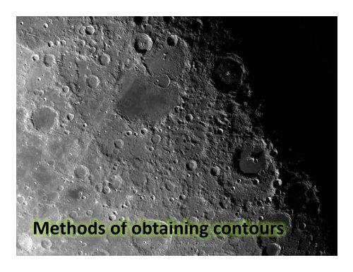 Methods of obtaining i contours