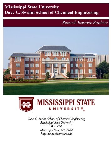Graduate Brochure - Dave C. Swalm School of Chemical Engineering