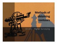 Methods of obtaining contours