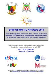 symposium tic afrique 2011 - RSE et PED