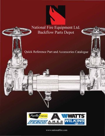 Table Of Contents Backflow Replacement Parts