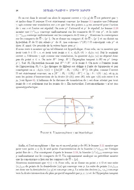 FINITUDE GÉOMÉTRIQUE EN GÉOMÉTRIE DE HILBERT